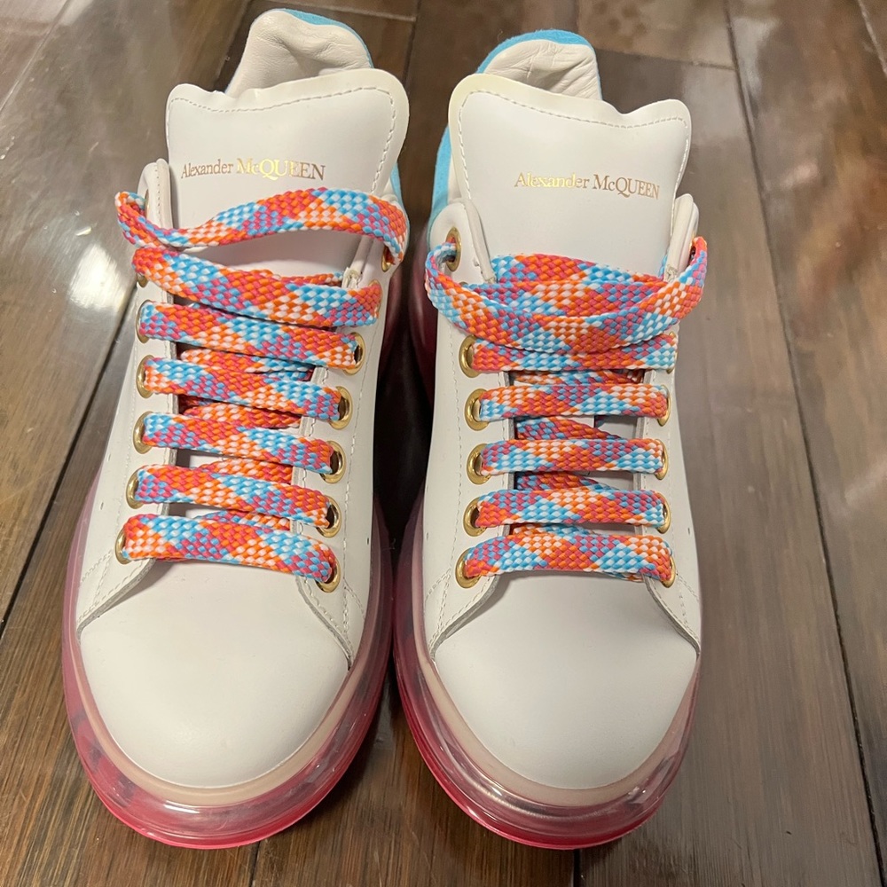 Alexander McQueen TriColor Sneaker Size 37.5